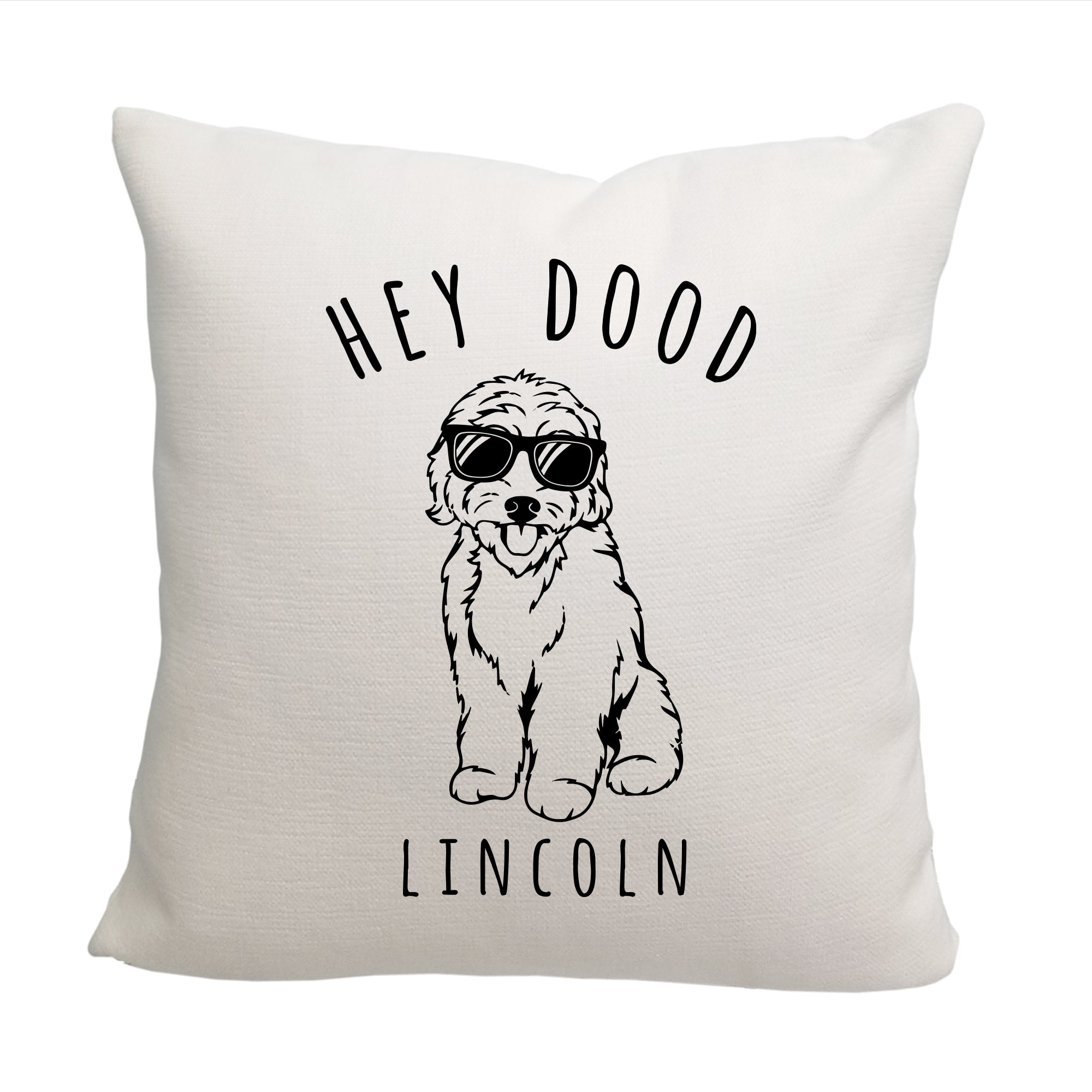 Doodle Dood Throw Pillow - Cover Only OR Cover with Insert