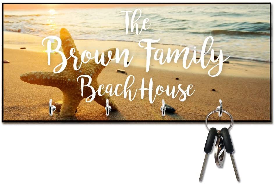 Sunset Beach House Key Hanger