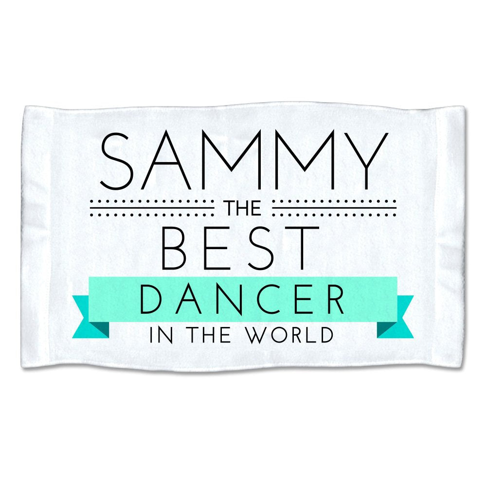 Small Personalized Best Dancer in The World Towel