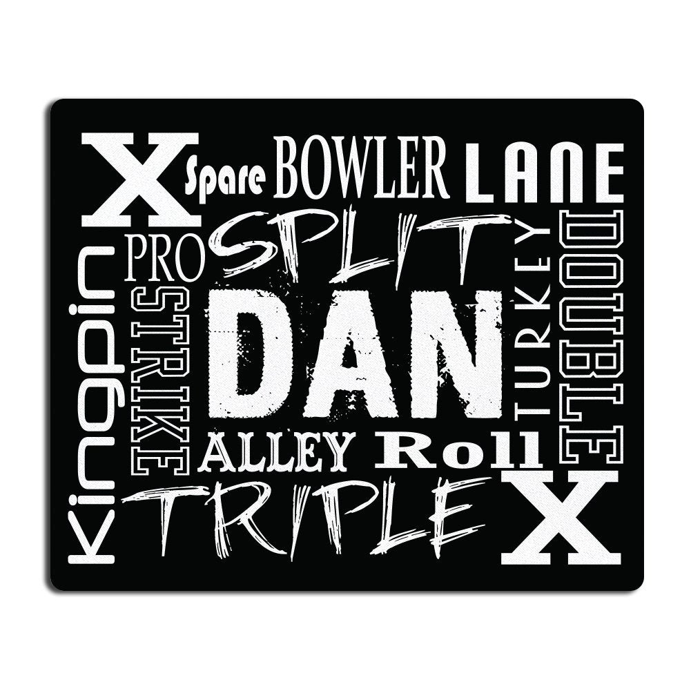 Personalized Bowling Terms Mousepad