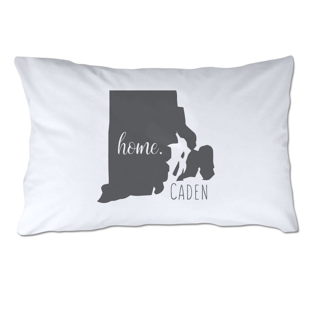 Personalized State of Rhode Island Home Pillowcase