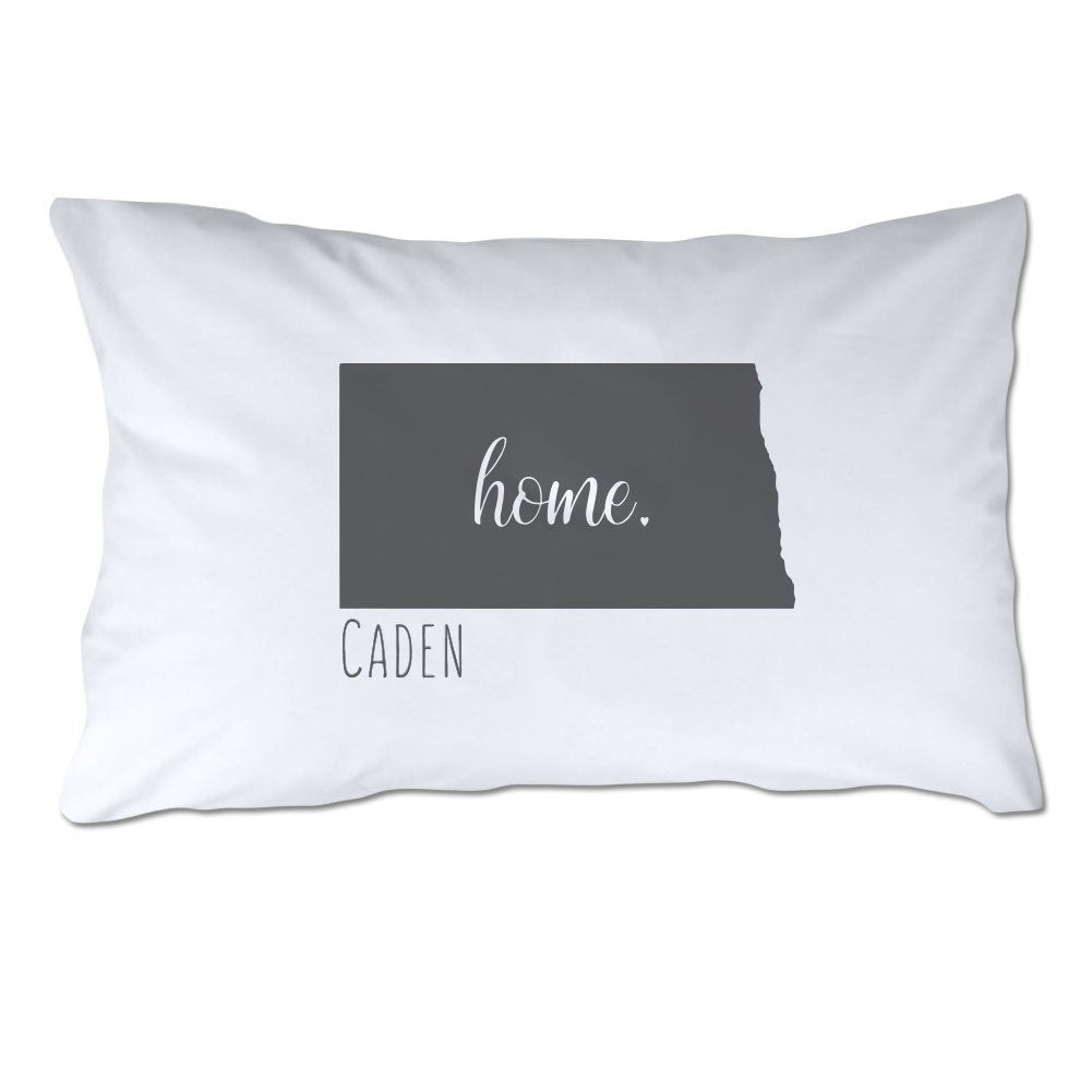Personalized State of North Dakota Home Pillowcase
