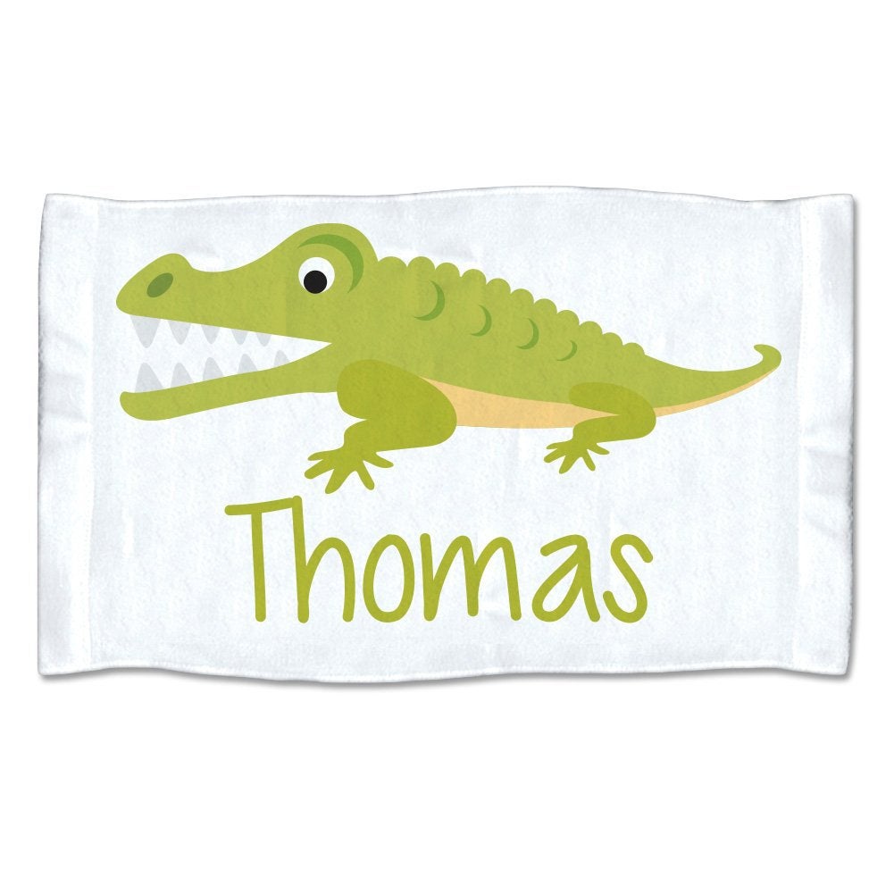 Small Personalized Alligator Towel