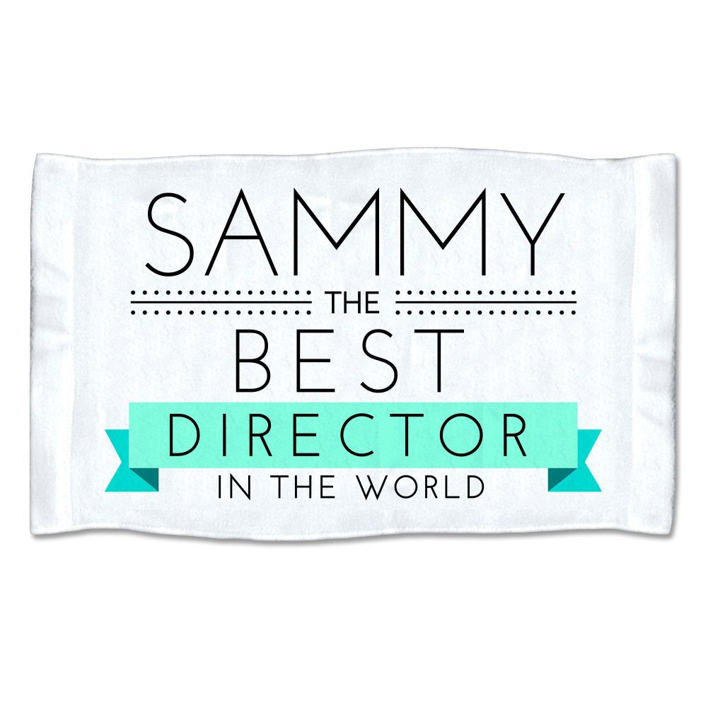 Small Personalized Best Director in The World Towel