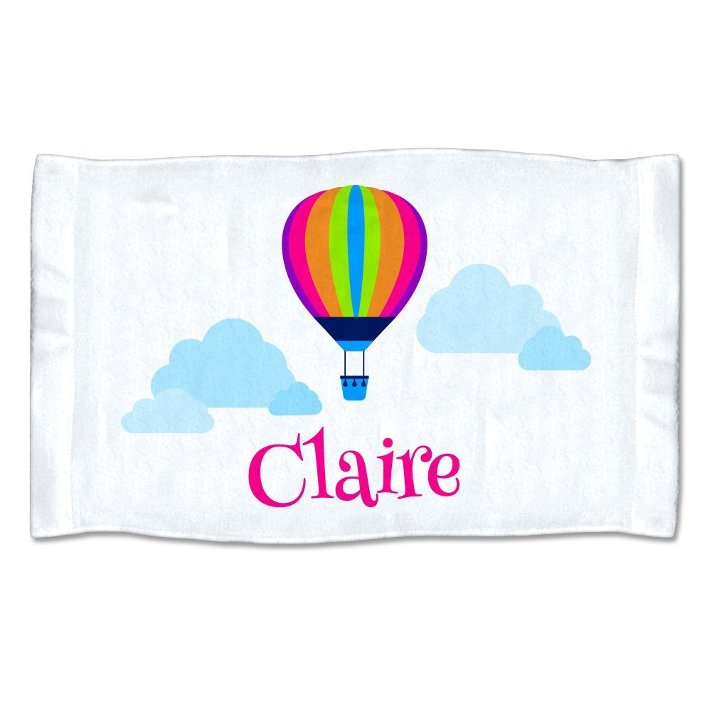 Small Personalized Hot Air Balloon Towel