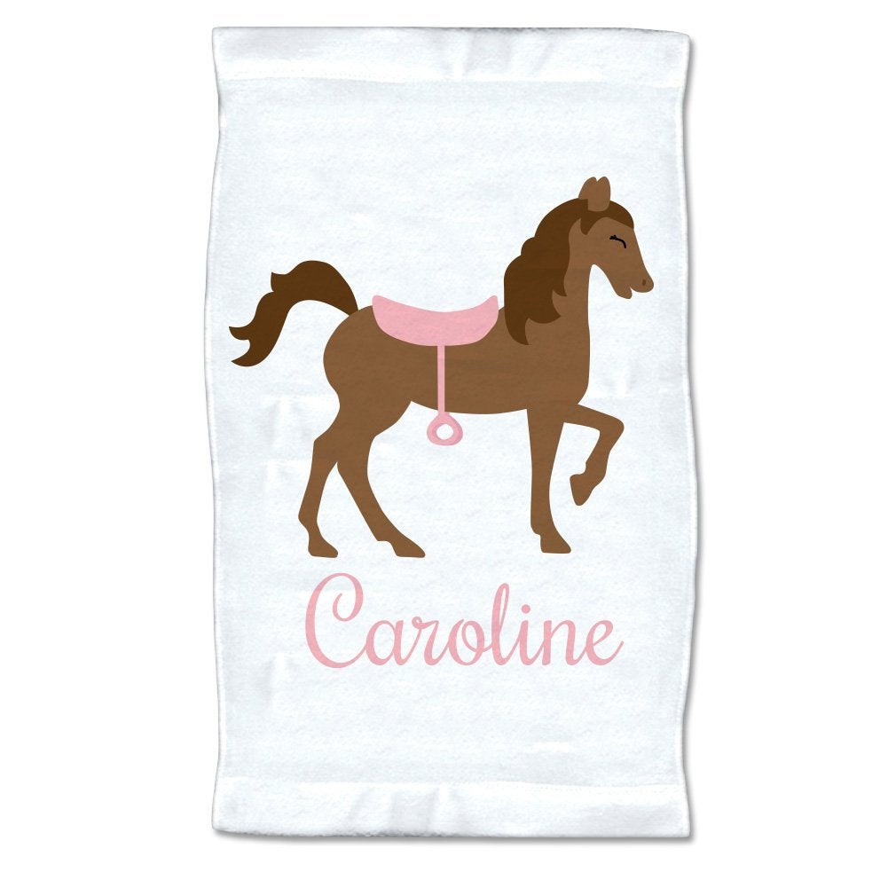 Small Personalized Horse Towel