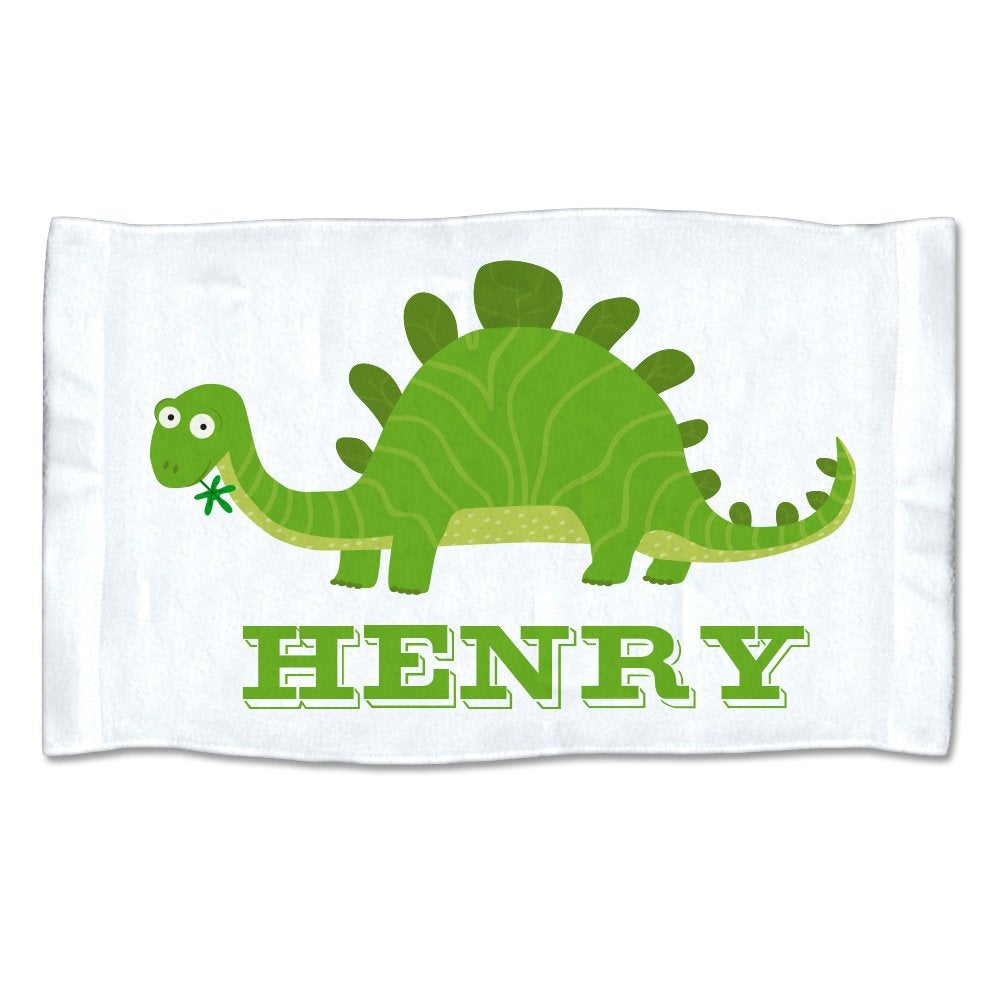 Personalised dinosaur towel hot sale