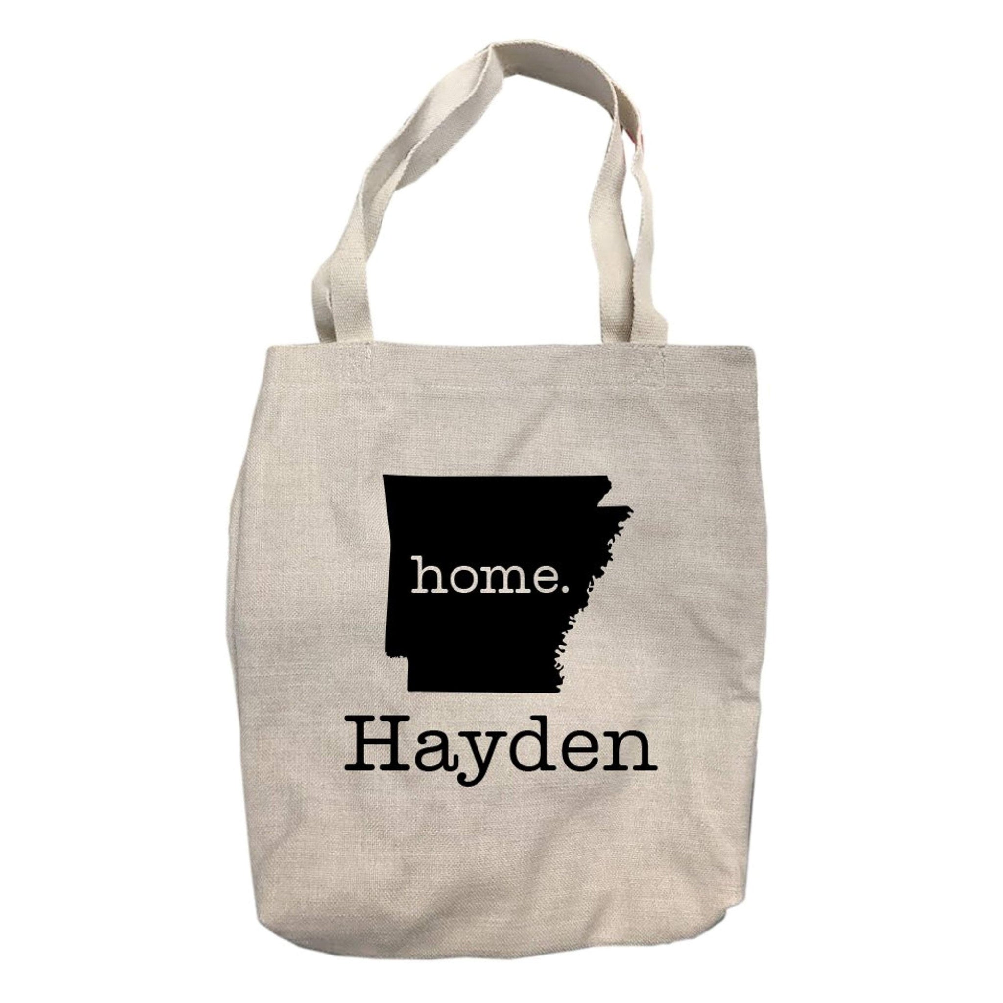 Personalized Arkansas Home State Tote Bag