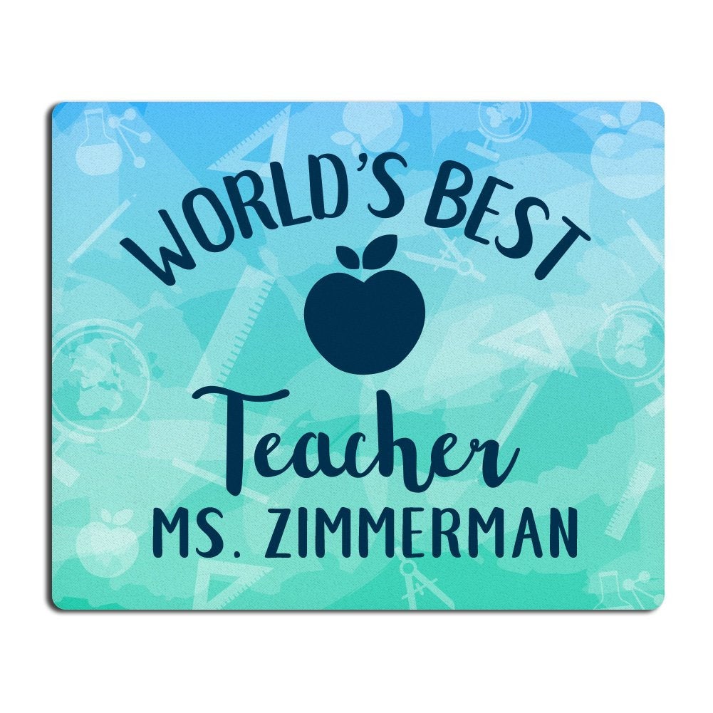 Personalized World's Best Teacher Mousepad