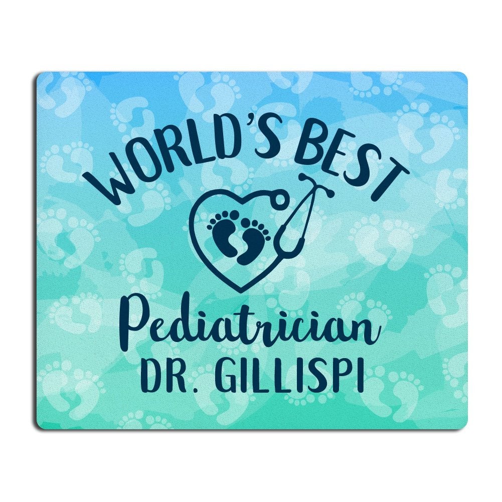 Personalized World's Best Pediatrician Mousepad