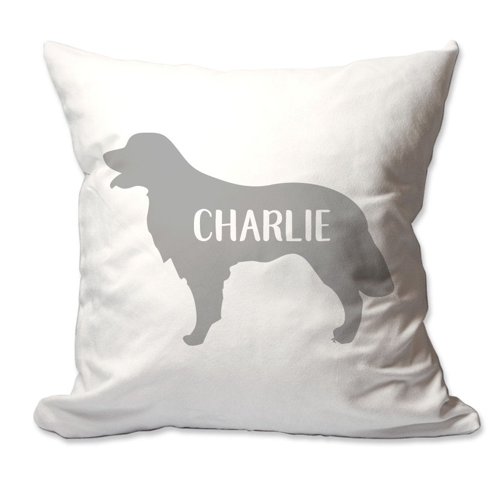 Personalized Golden Retriever with Name Throw Pillow  - Cover Only OR Cover with Insert