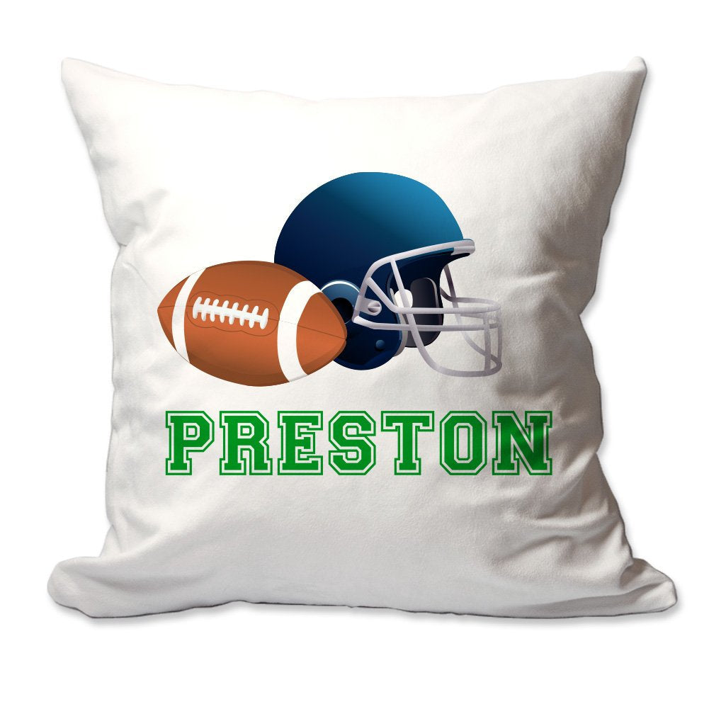 Personalized Football Throw Pillow  - Cover Only OR Cover with Insert
