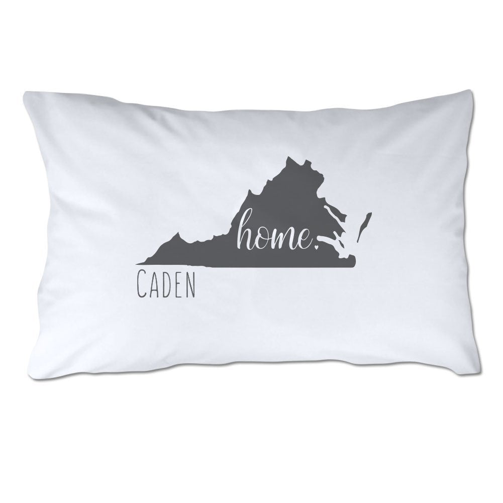 Personalized State of Virginia Home Pillowcase