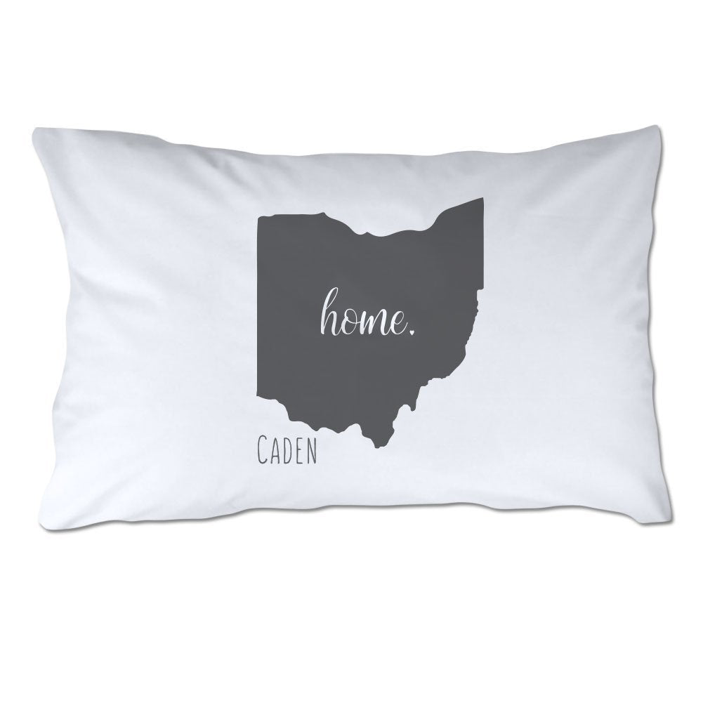 Personalized State of Ohio Home Pillowcase