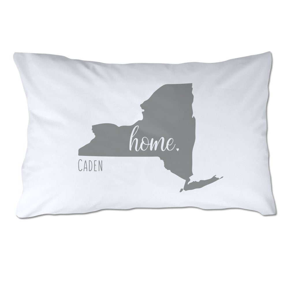 Personalized State of New York Home Pillowcase