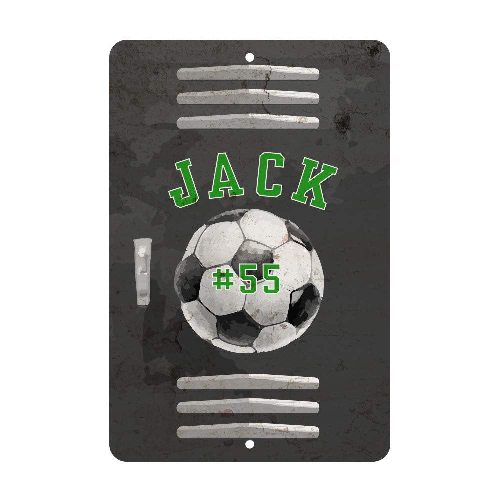 Personalized Soccer Locker Room Sign