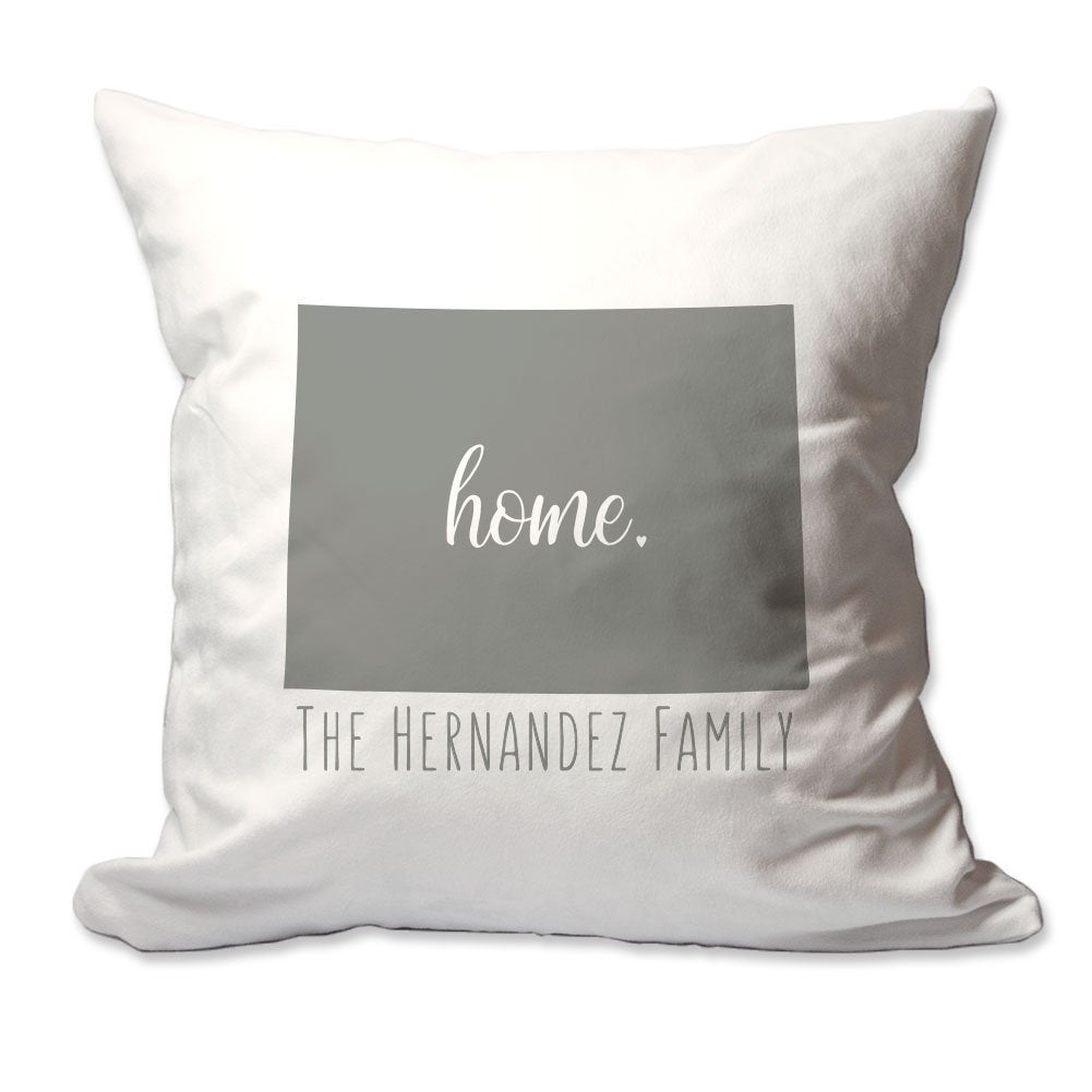 Personalized State of Colorado Home Throw Pillow  - Cover Only OR Cover with Insert