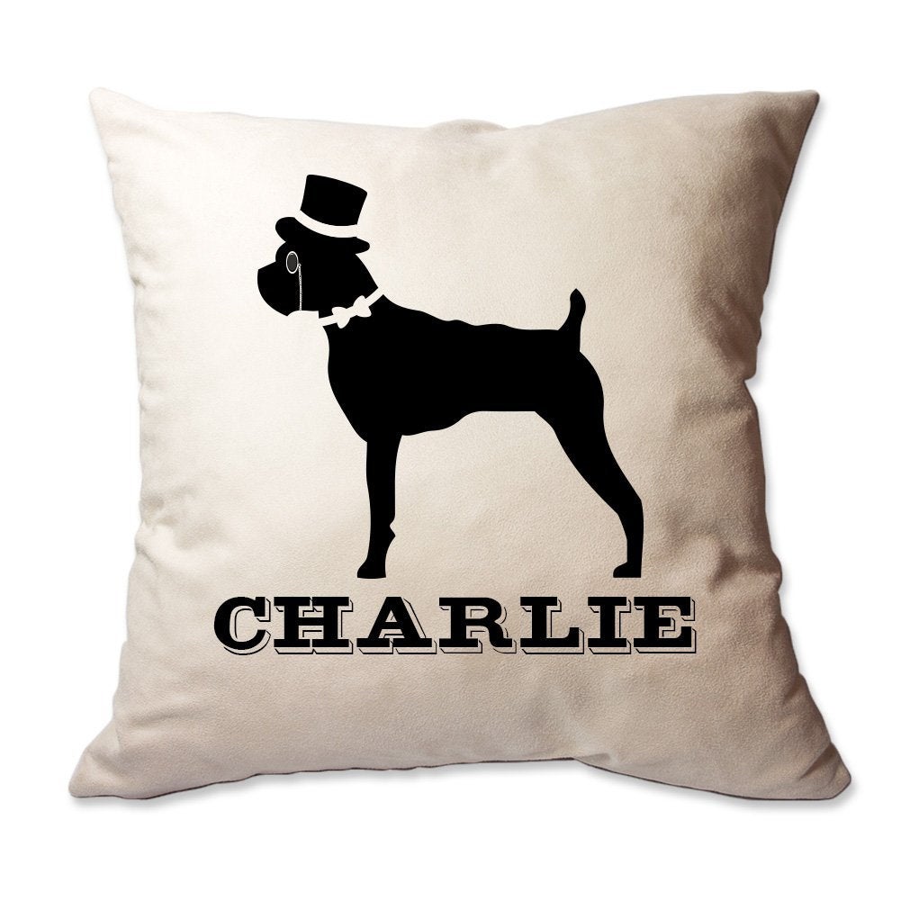 Personalized Fancy Bulldog Throw Pillow  - Cover Only OR Cover with Insert
