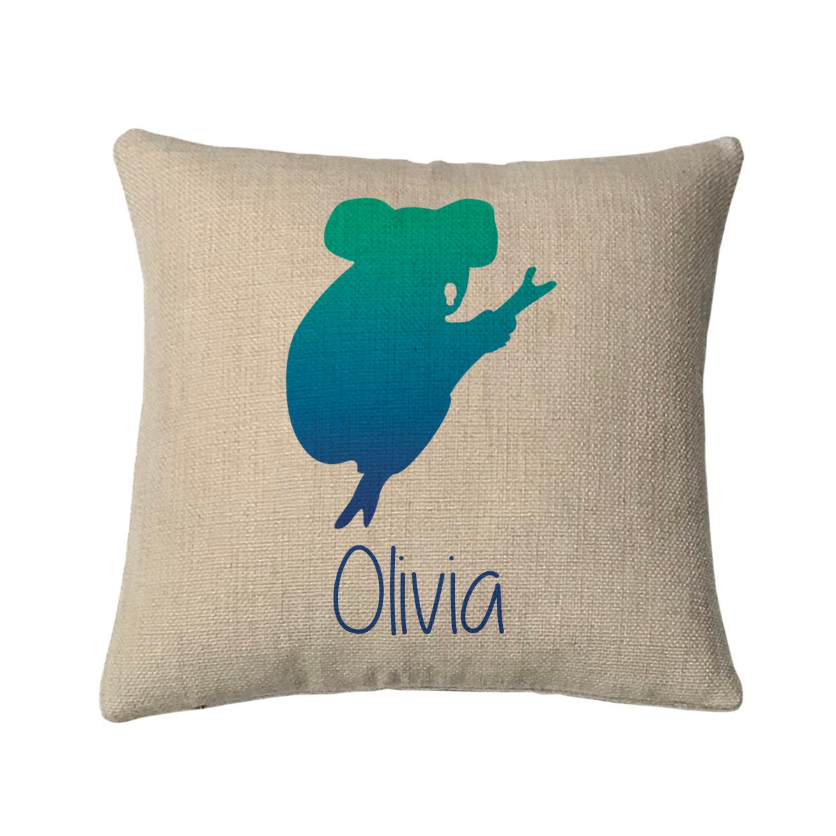 Personalized Koala Mini Throw Pillow
