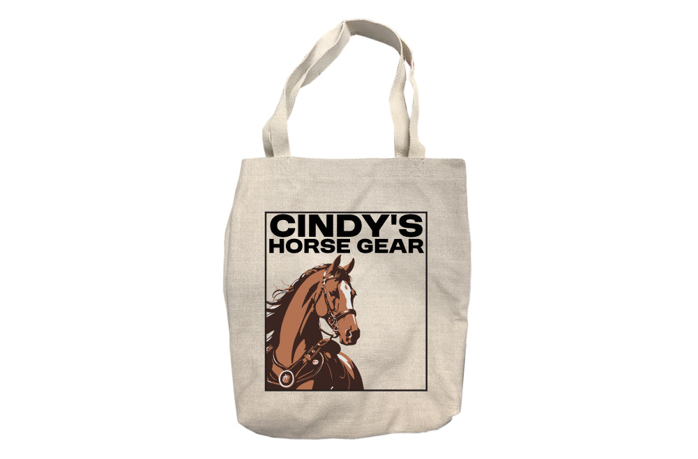 Personalized Horse Gear Tote Bag