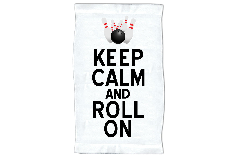 Small Keep Calm Bowling Towel