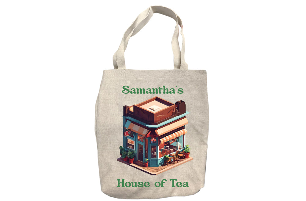 Personalized House of Tea Tote Bag