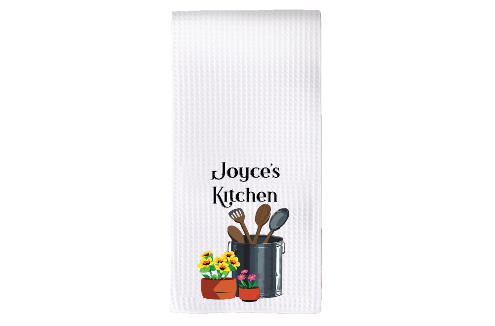 Personalized Kitchen Utensils Tea Towel