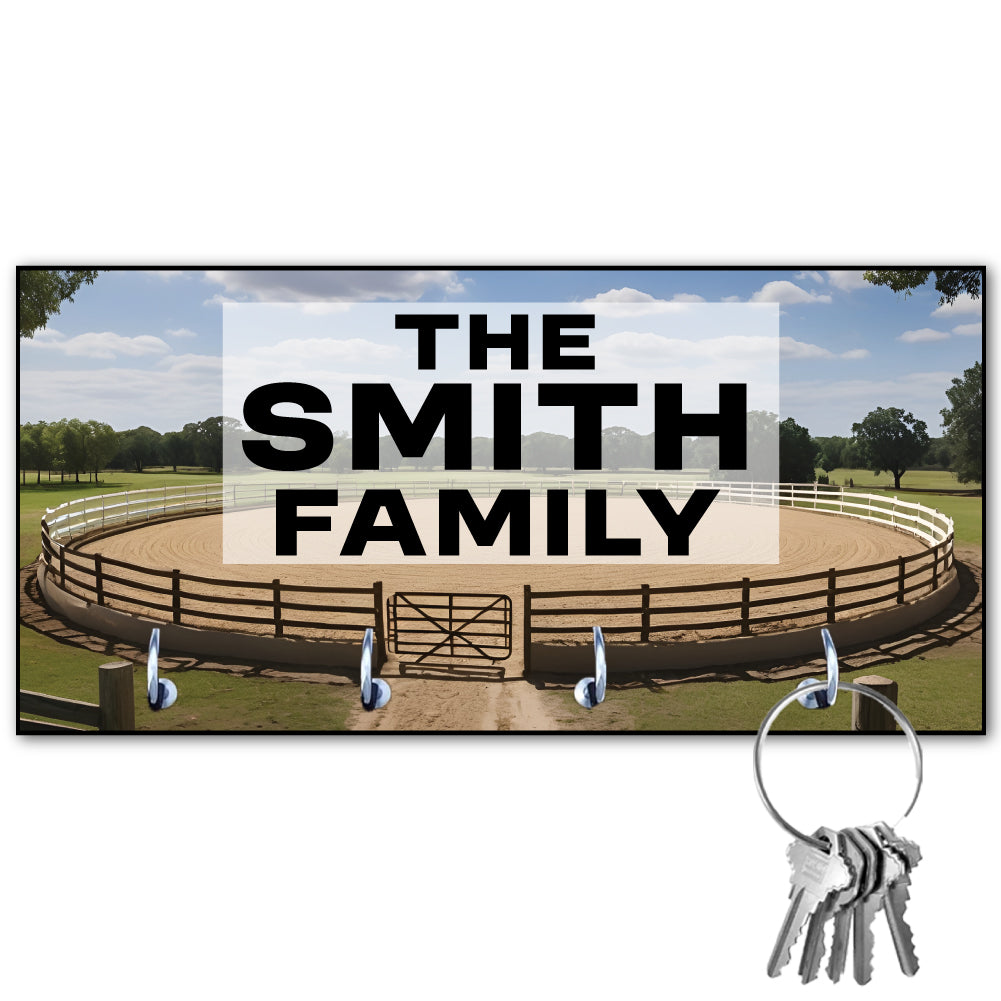 Personalized Horse Pen Key Hanger