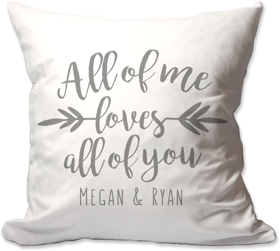All of Me Loves All of You Throw Pillow