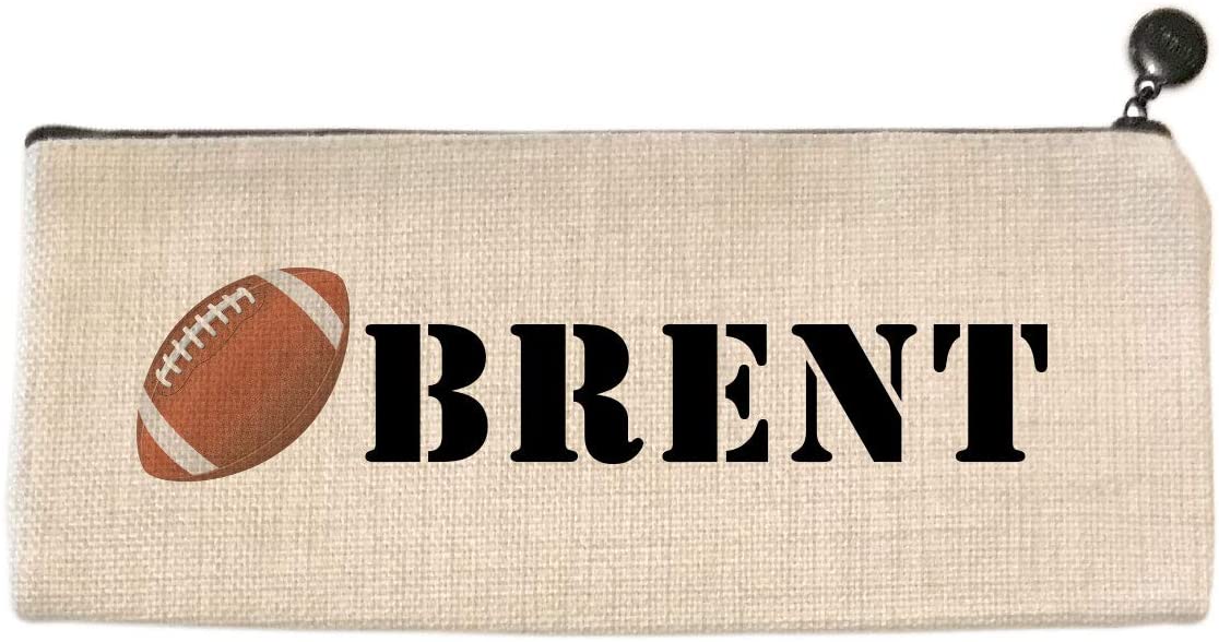 Personalized Football Pencil Bag