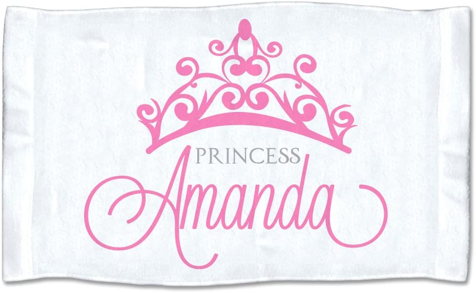 Small Personalized Princess Towel