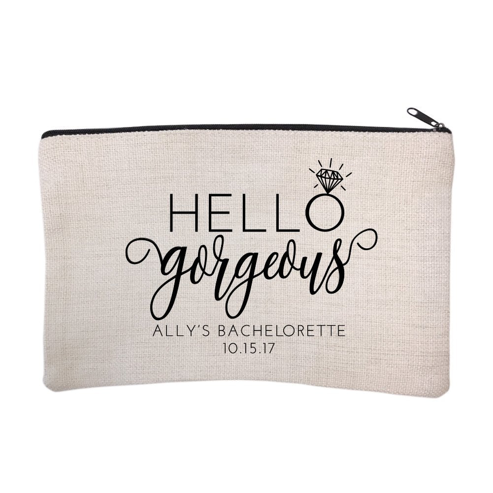 Personalized Hello Gorgeous Cosmetic Bag