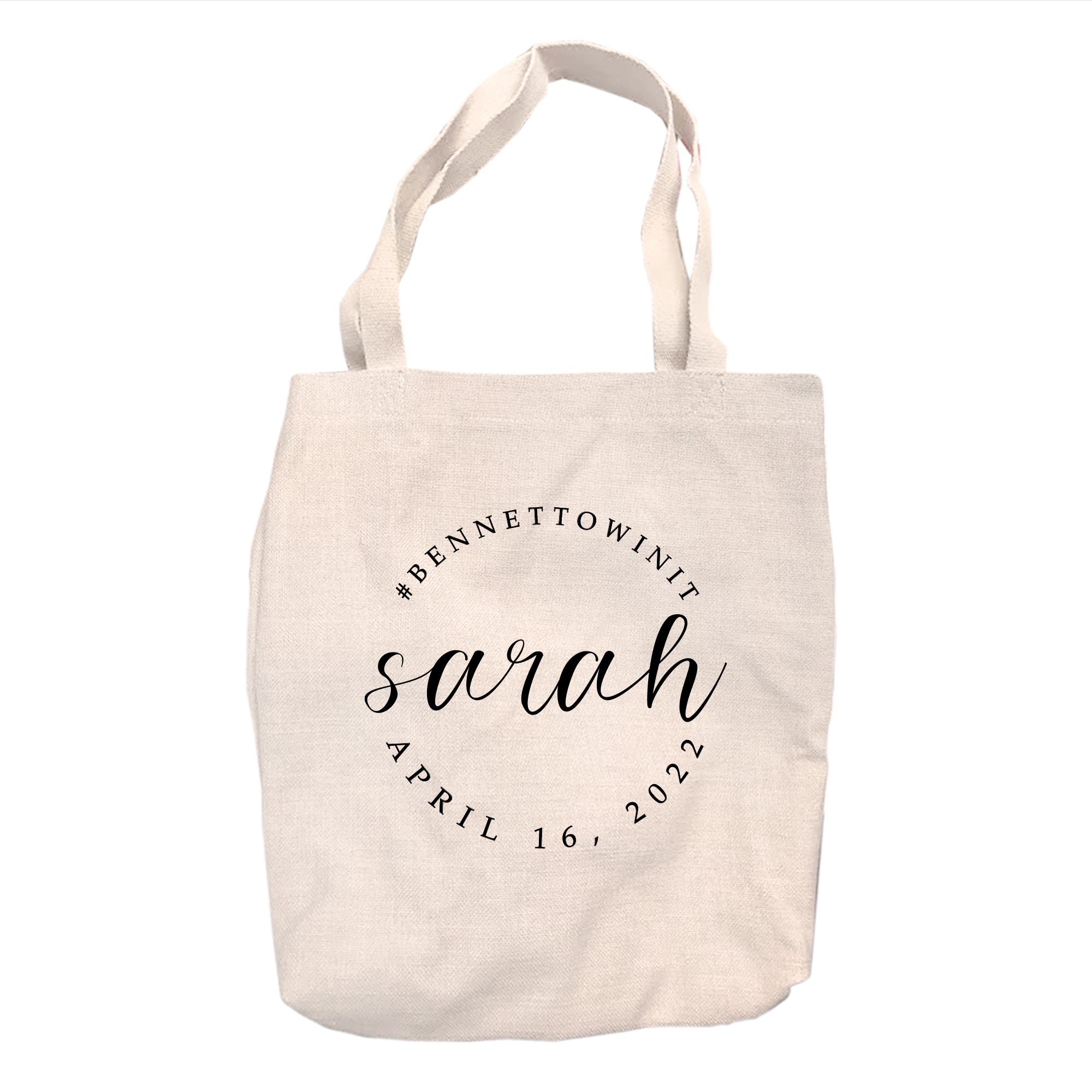 Personalized Bridesmaid Tote Bag - Classic Script Wedding – PatternPop