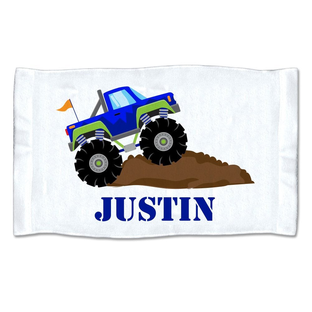 Small Personalized Offroad Monster Truck Towel