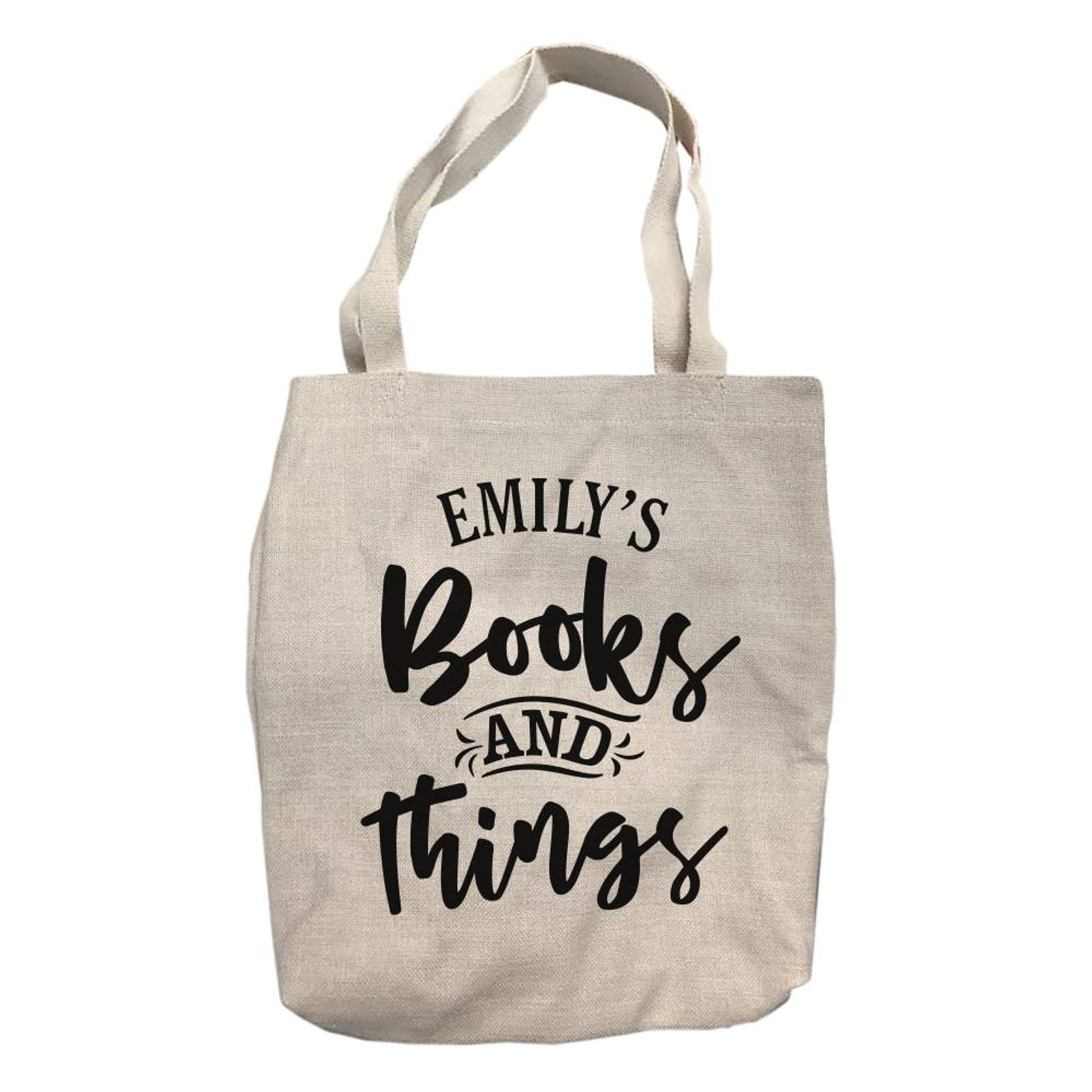 Personalized Books and Things Tote Bag