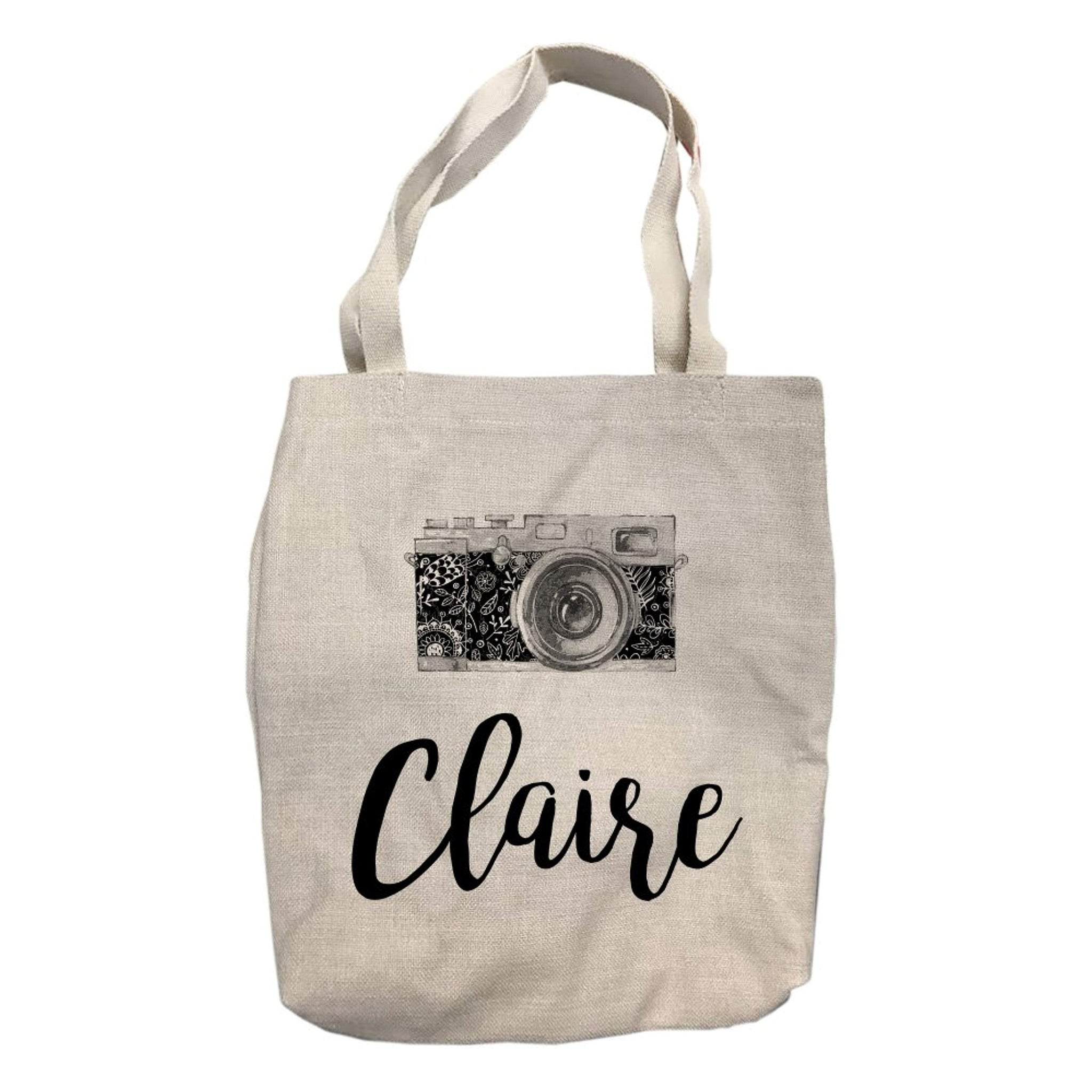 Personalized Camera - Photographer Tote Bag