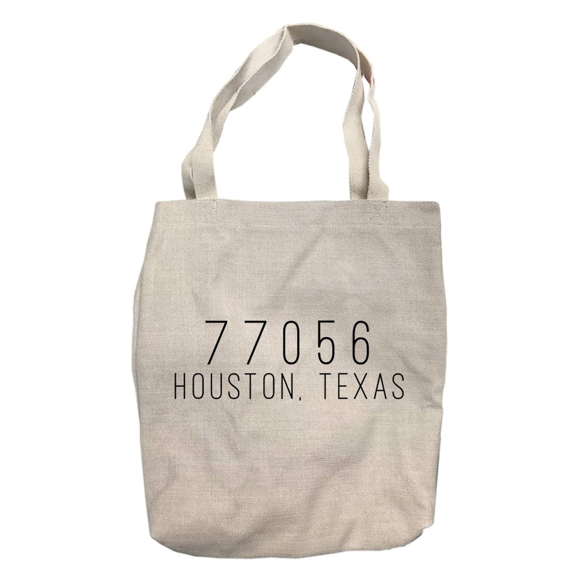 Personalized Zip Code Tote Bag