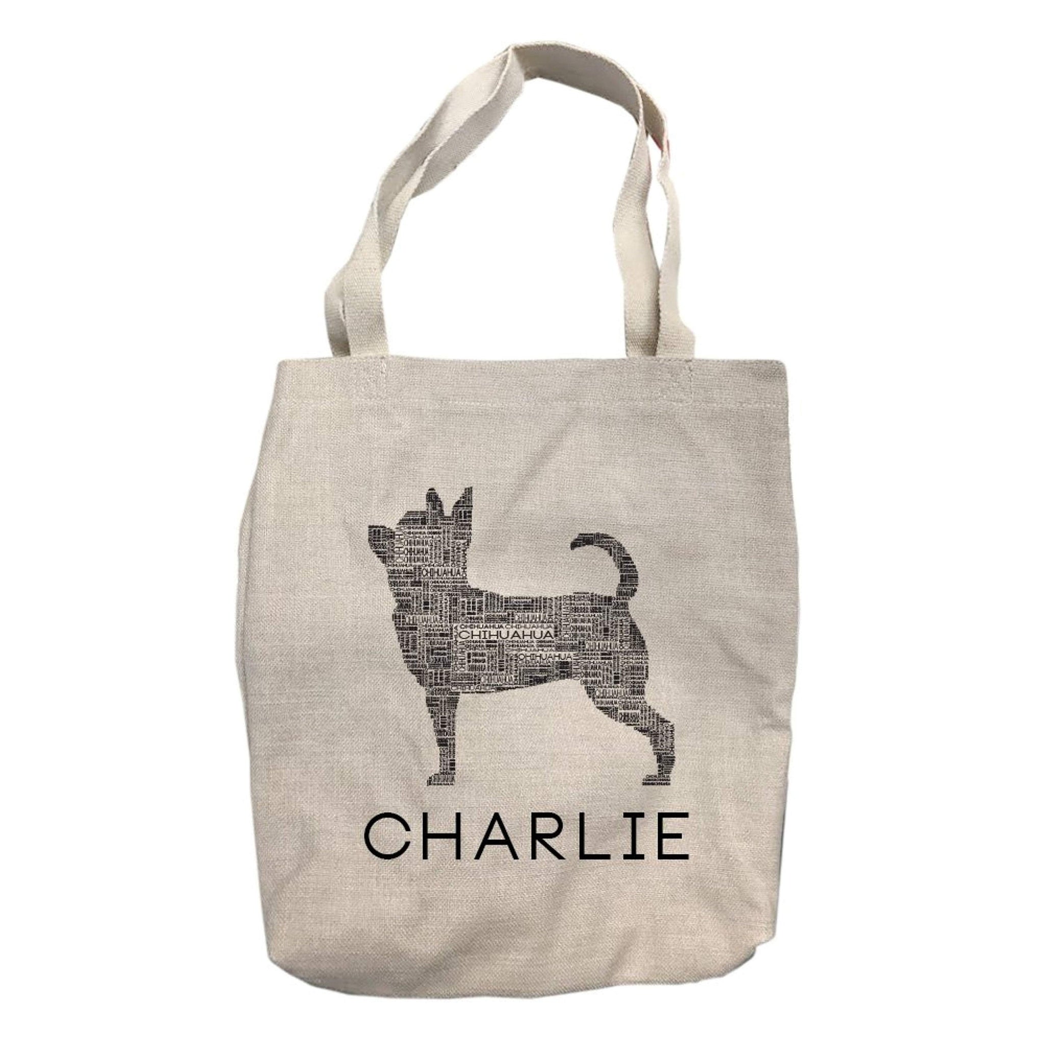 Personalized Chihuahua Dog Breed Tote Bag