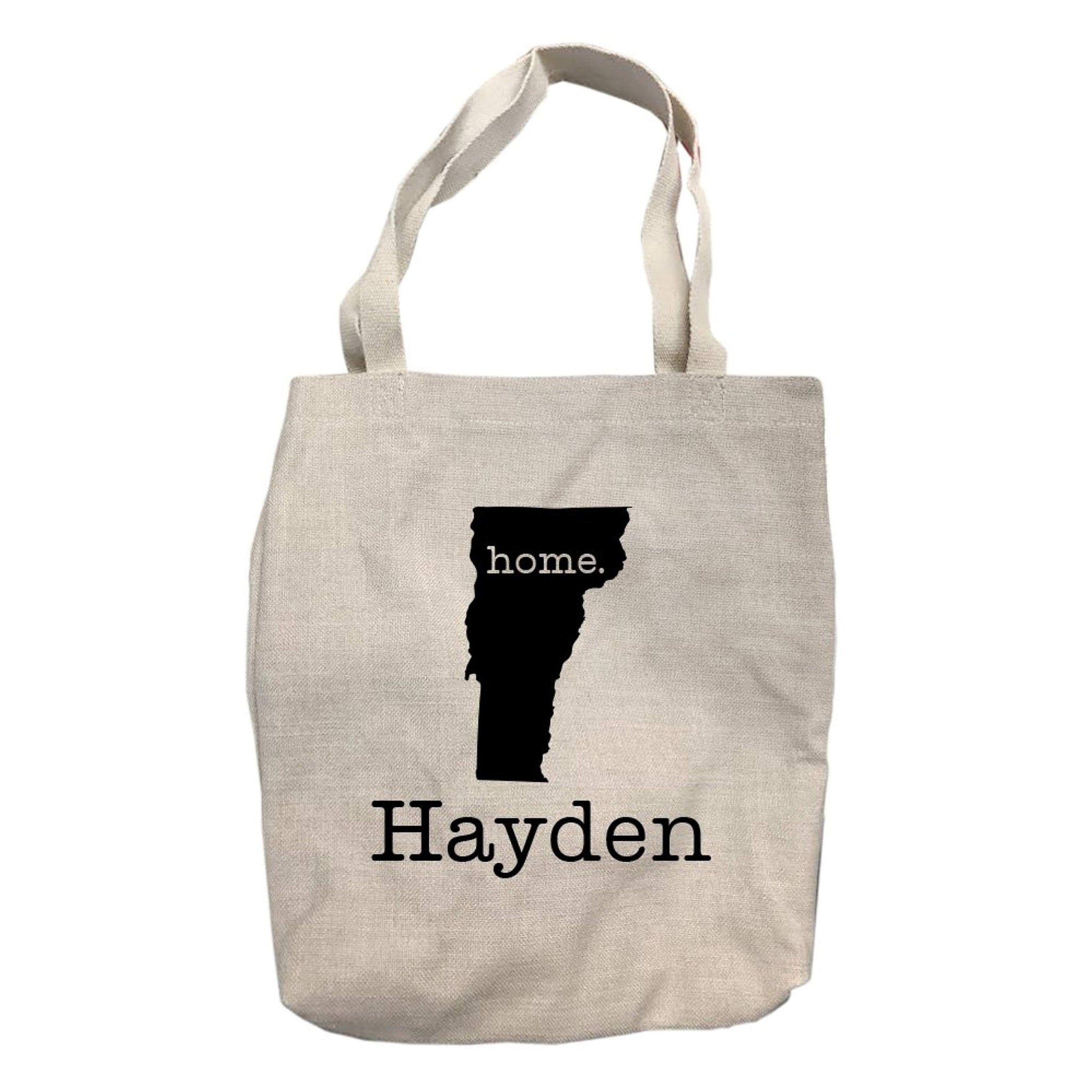 Personalized Vermont Home State Tote Bag