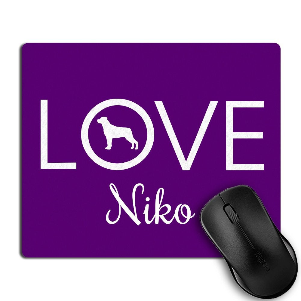 Personalized Rottweiler Mousepad