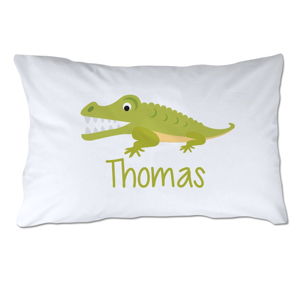 Personalized Alligator Pillowcase