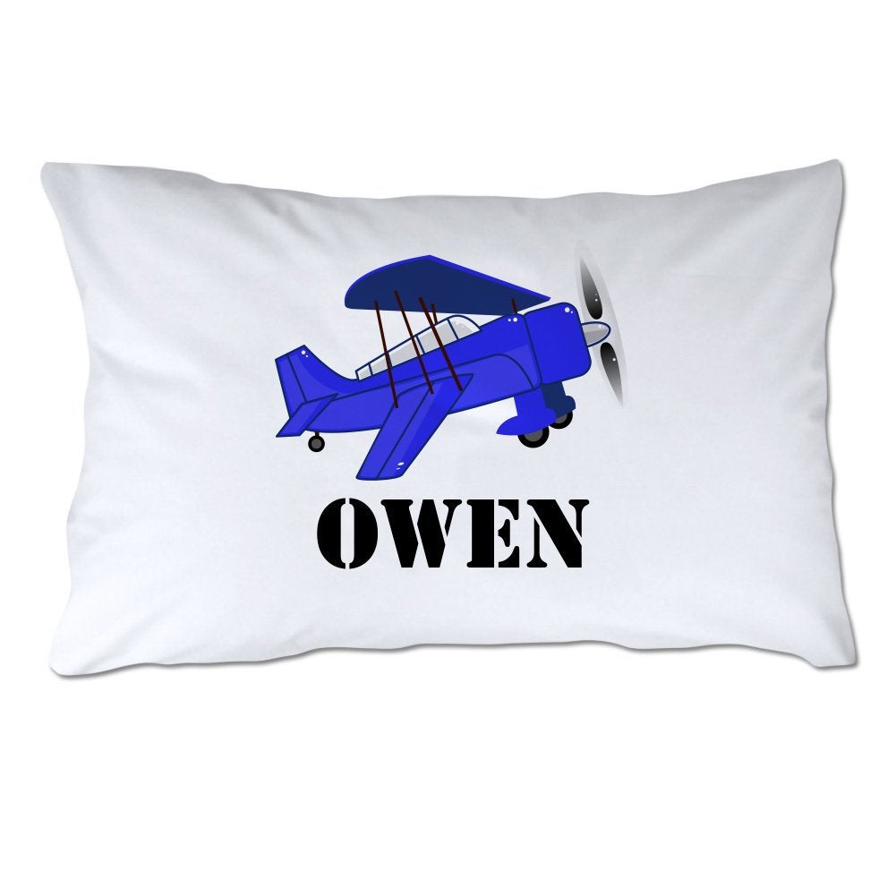 Personalized Airplane Pillowcase
