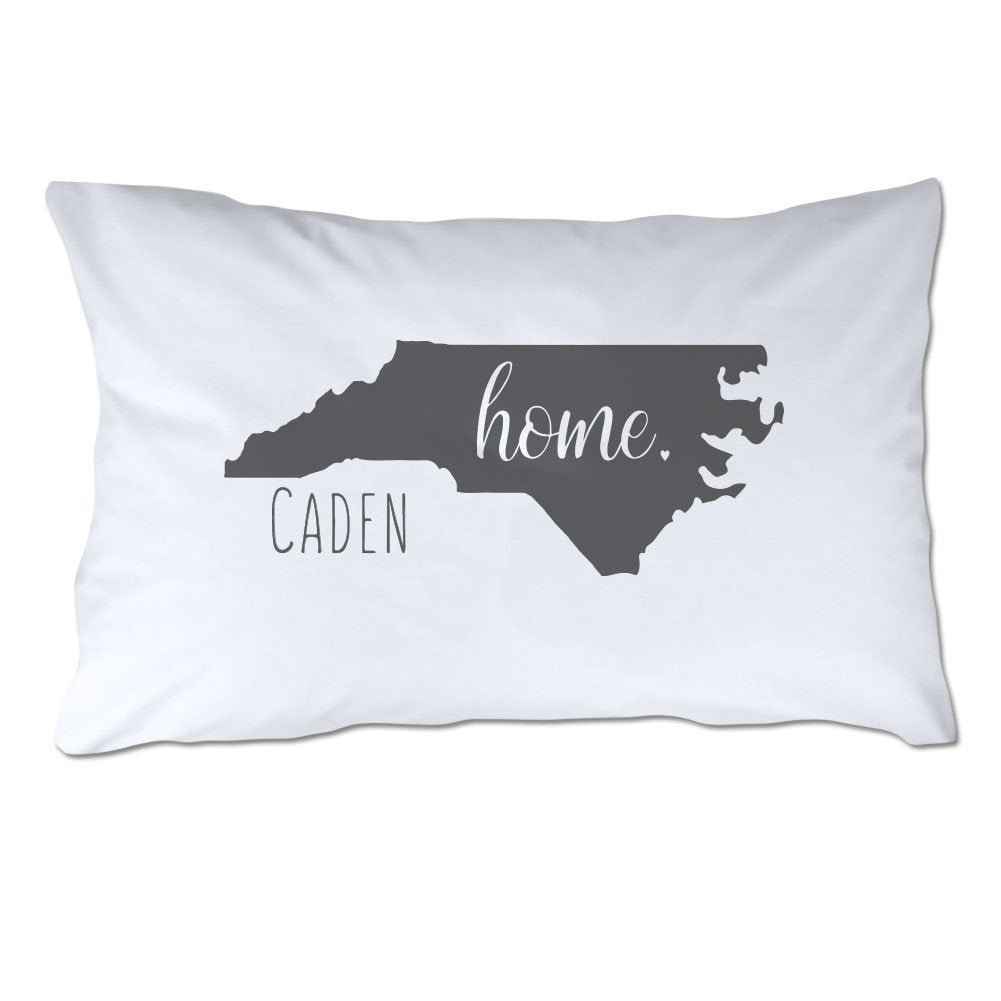 Personalized State of North Carolina Home Pillowcase