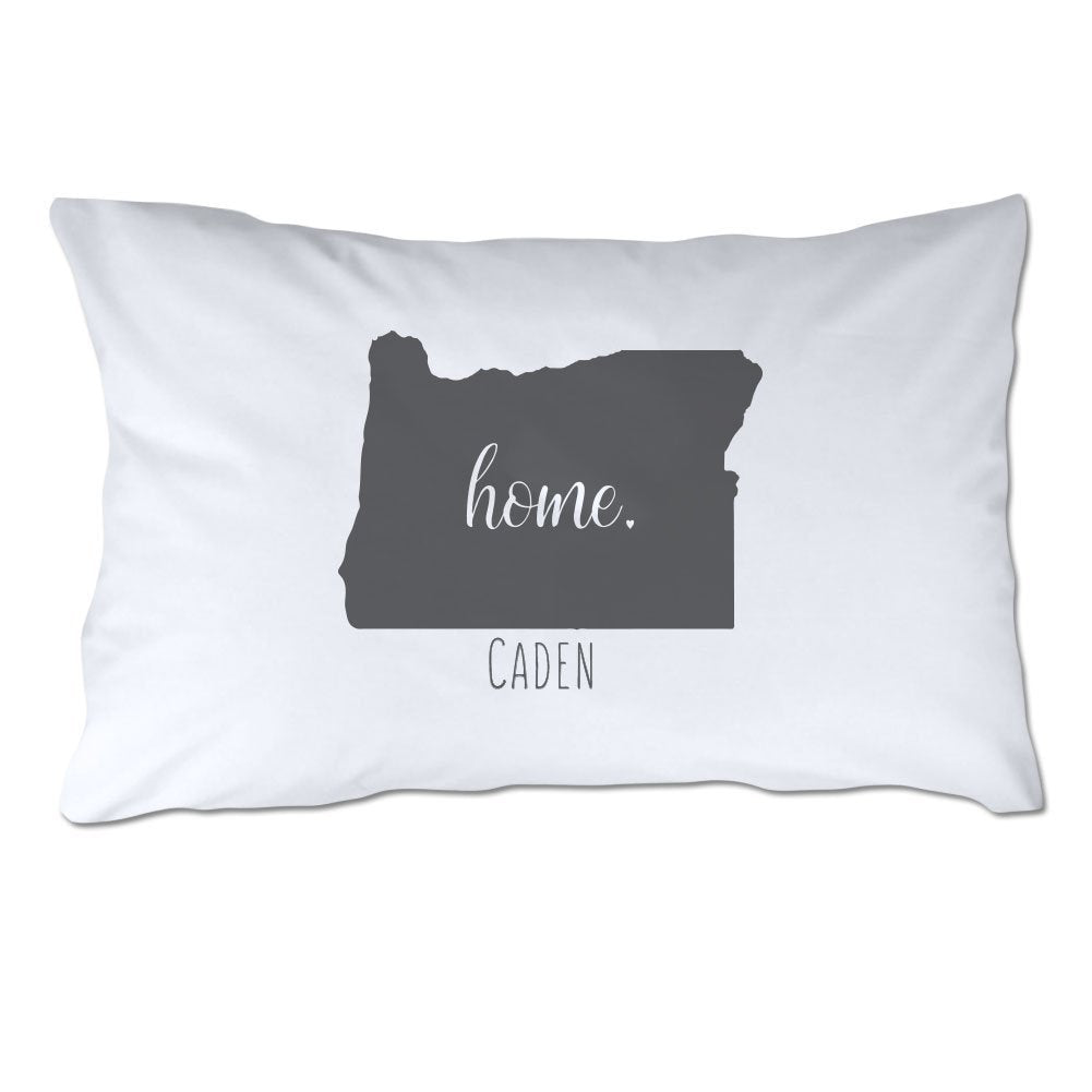 Personalized State of Oregon Home Pillowcase
