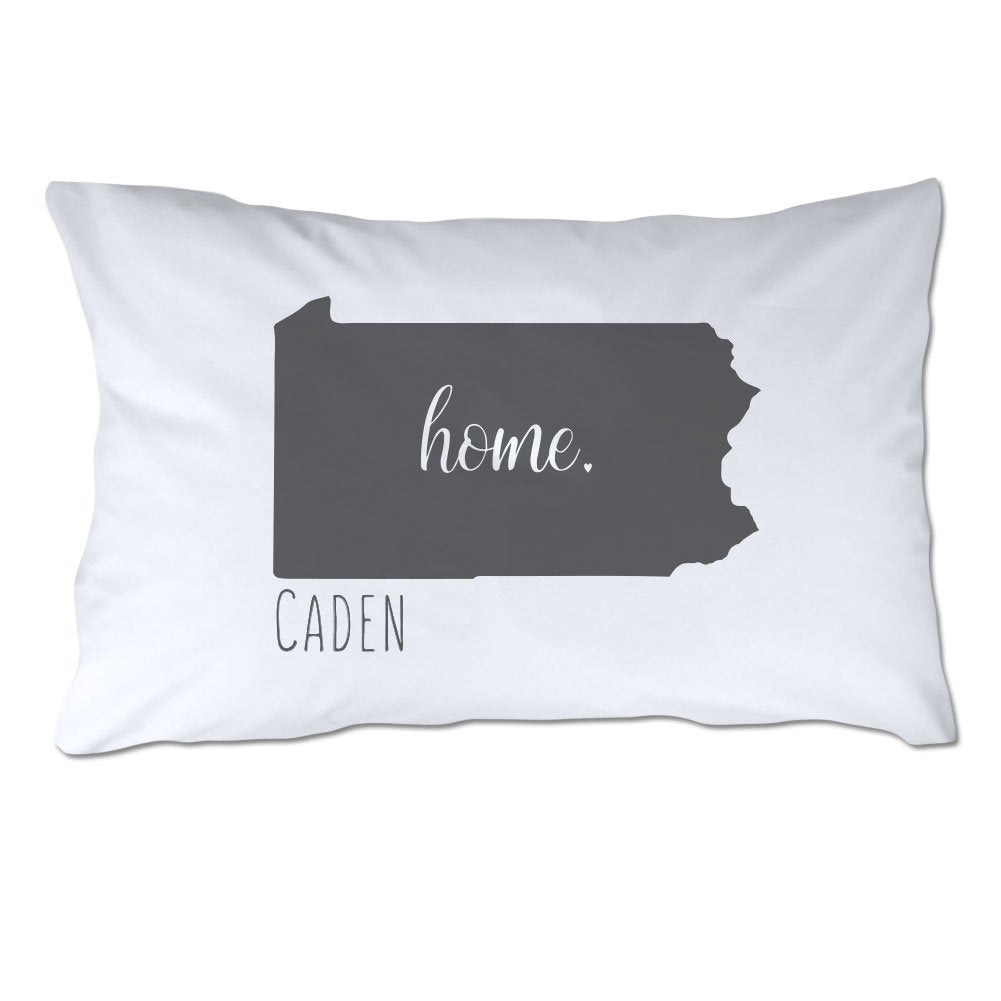 Personalized State of Pennsylvania Home Pillowcase
