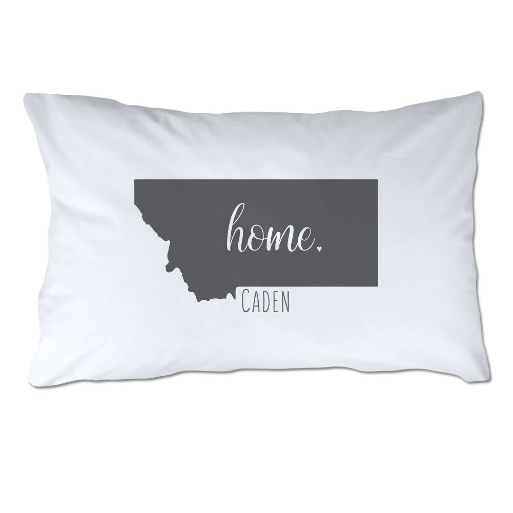 Personalized State of Montana Home Pillowcase