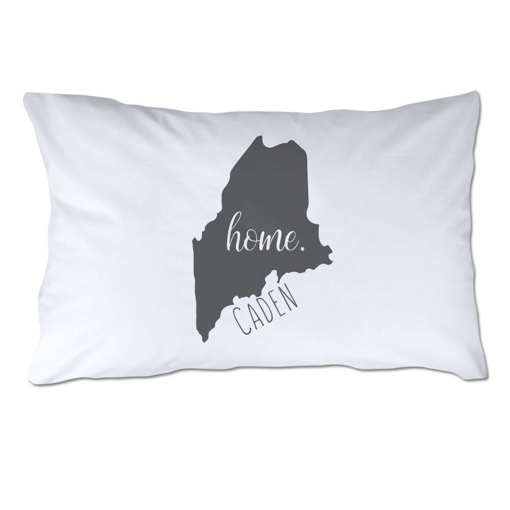 Personalized State of Maine Home Pillowcase