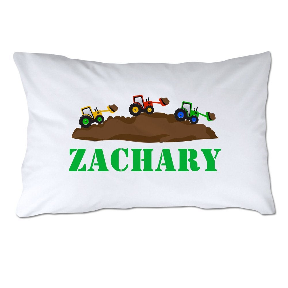 Personalized Toddler Size Little Builder Pillowcase with Pillow Included