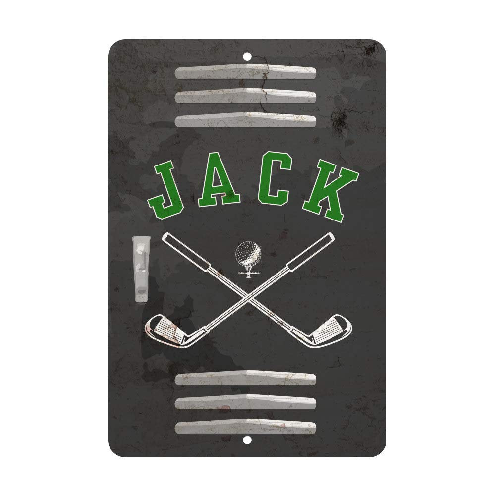 Personalized Golf Locker Room Sign