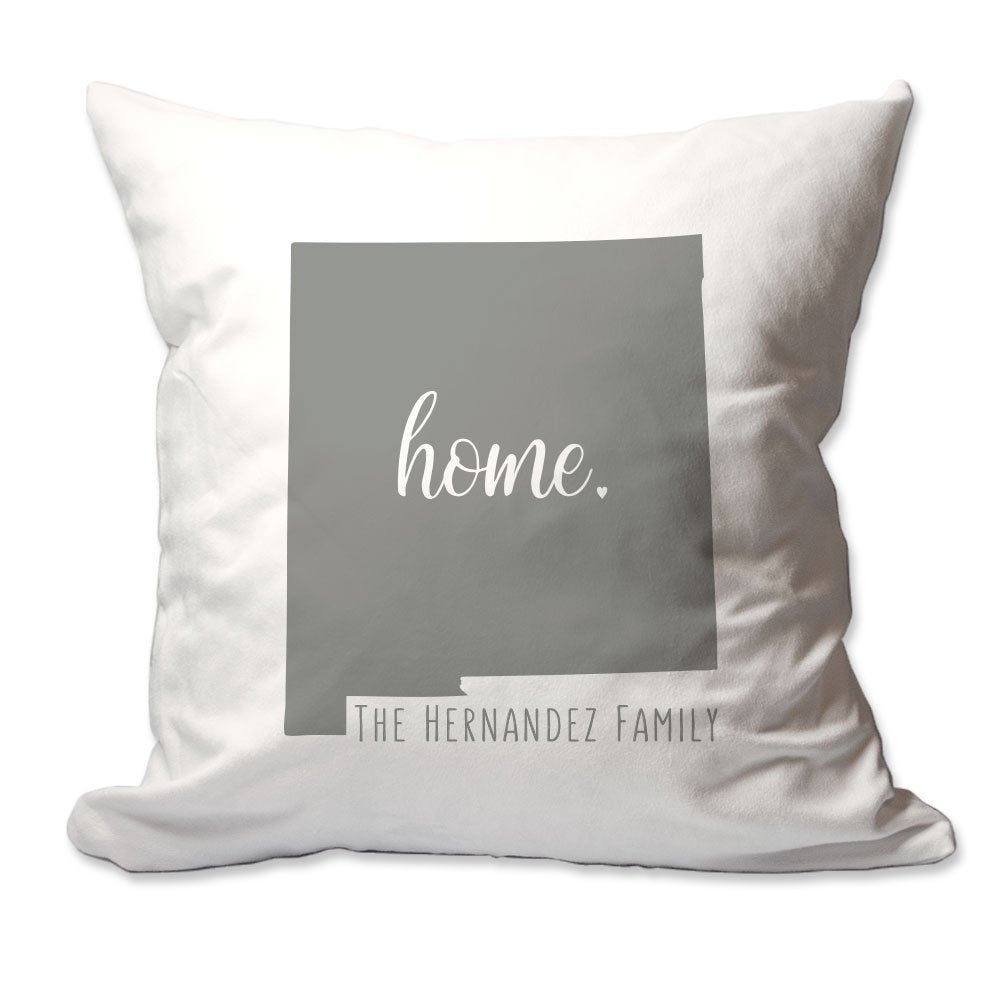 Personalized State of New Mexico Home Throw Pillow  - Cover Only OR Cover with Insert